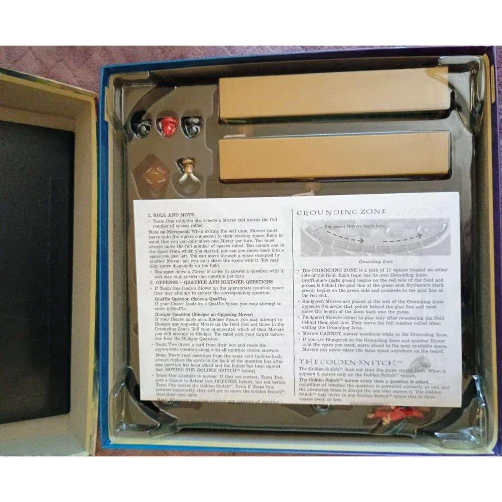 Harry Potter And The Chamber Of Secrets Trivia Board Game Complete